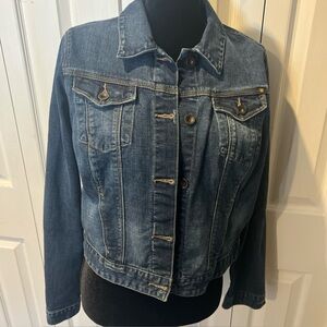 LUCKY BRAND Pixie Denim Jacket Sz L